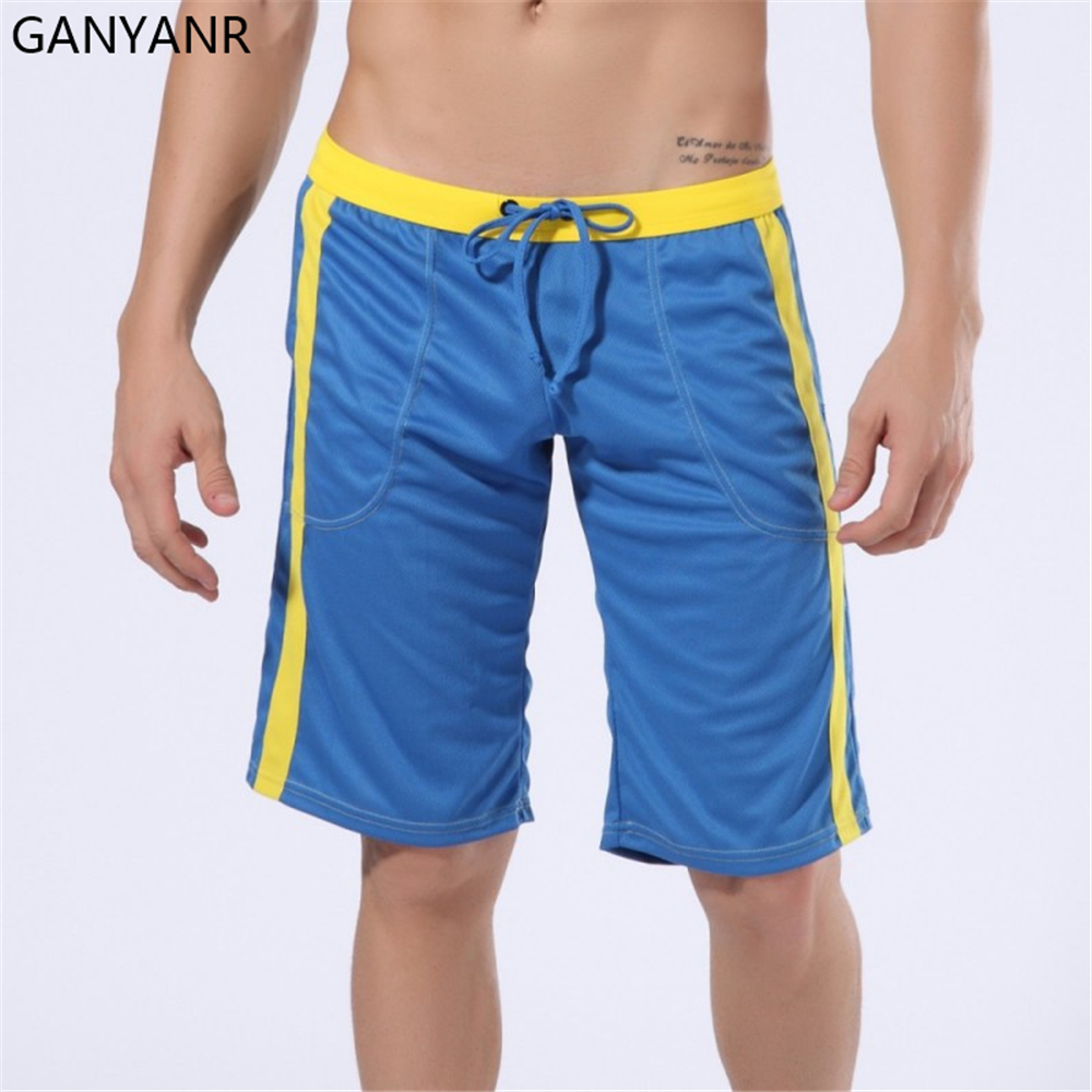 Crossfit Workout Gear - GANYANR Running Shorts Men Gym Sport
