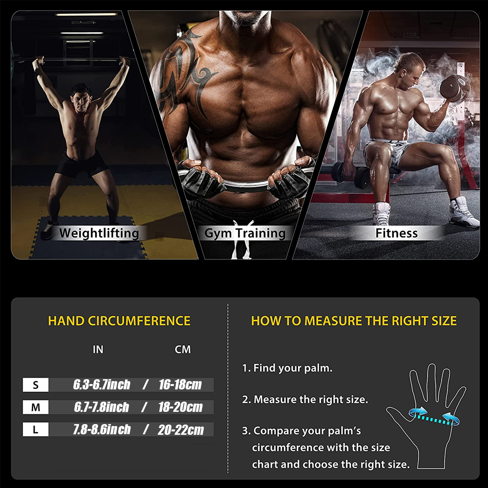 Fitness Gloves with Wrist Supp - Crossfit Fitness Gear บทวิจารณ์และราคา