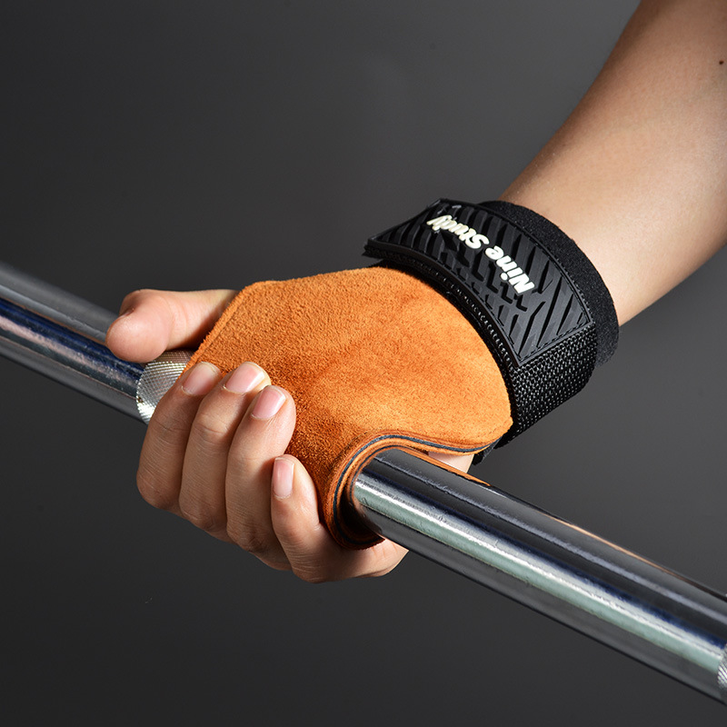 Cowhide Gym Grips Gloves Weigh - Best Crossfit Gear บทวิจารณ์และราคา