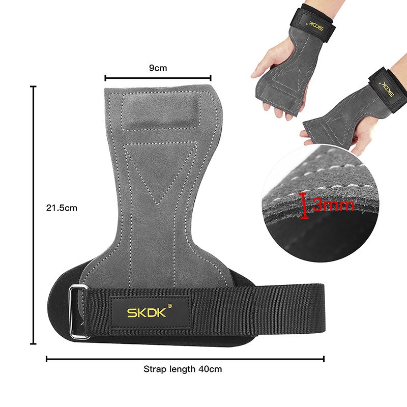 SKDK Gym Grips Palm Guards Cow - Best Crossfit Gear บทวิจารณ์และราคา