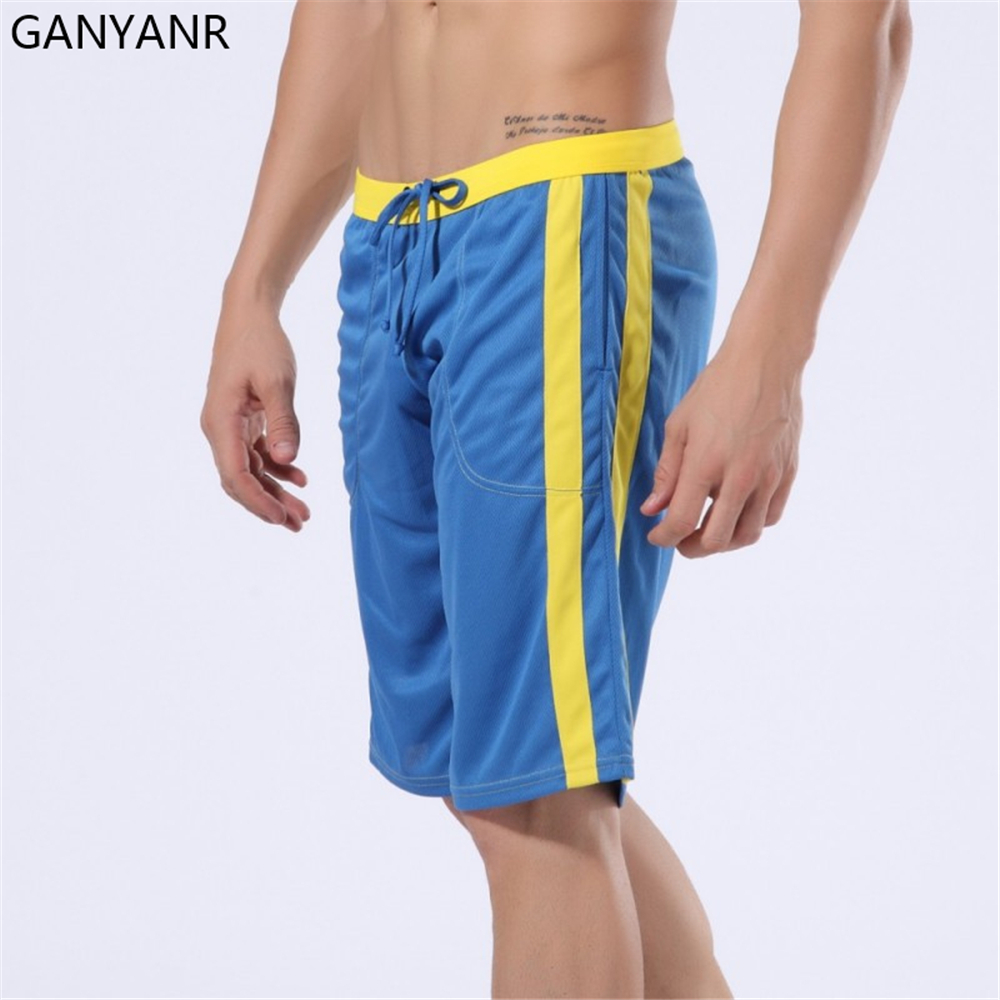 GANYANR Running Shorts Men Gym - Crossfit Workout Gear บทวิจารณ์และราคา