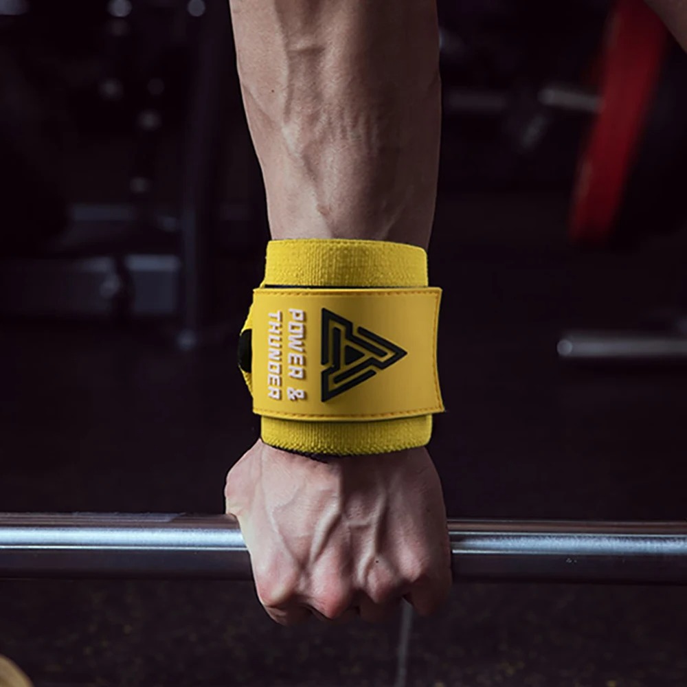 Heavy Duty Weight Lifting Wris - Crossfit Workout Gear บทวิจารณ์และราคา