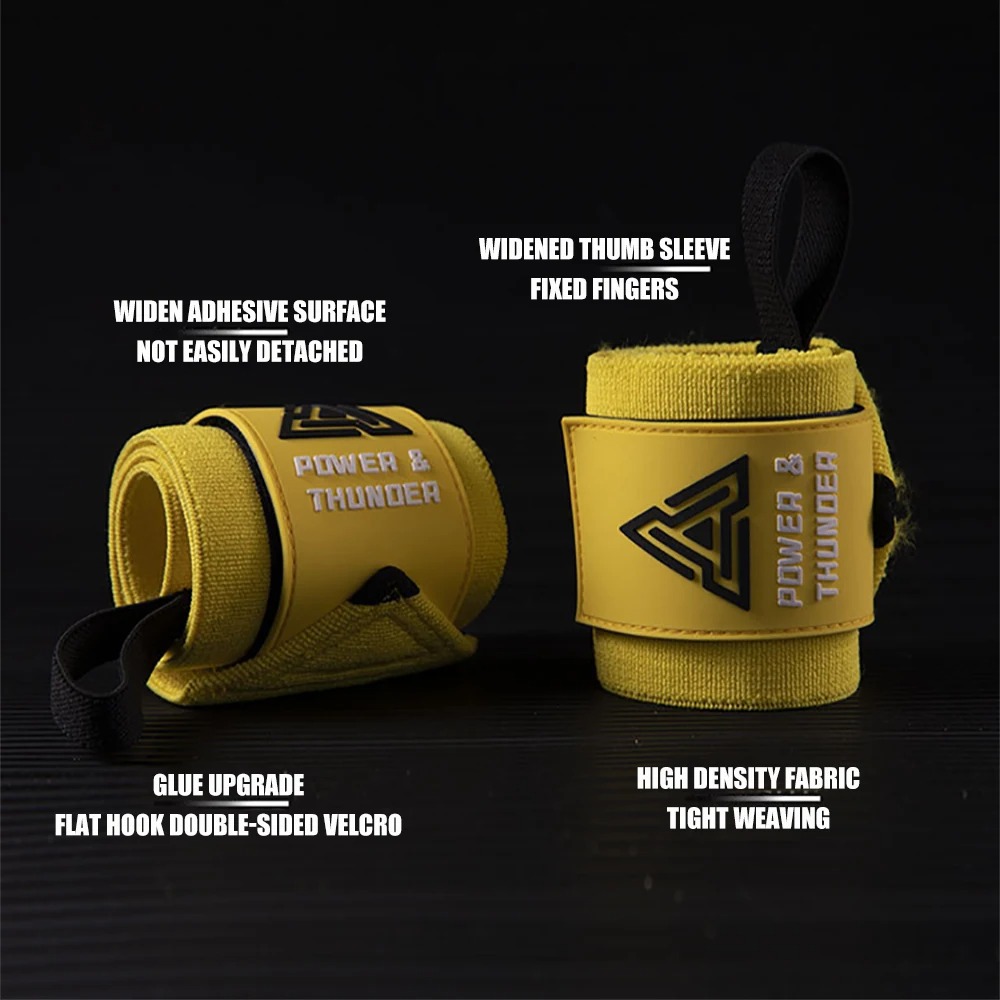 Heavy Duty Weight Lifting Wris - Crossfit Workout Gear บทวิจารณ์และราคา