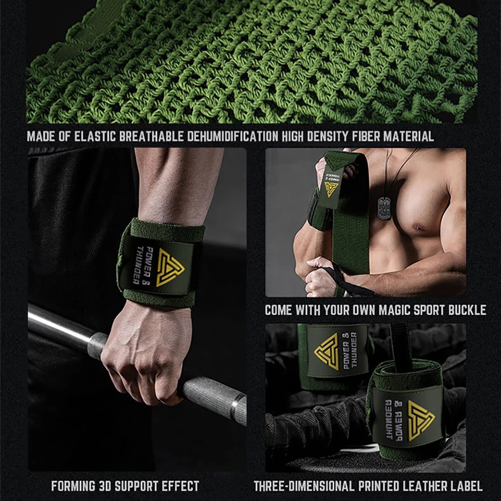 Heavy Duty Weight Lifting Wris - Crossfit Workout Gear บทวิจารณ์และราคา
