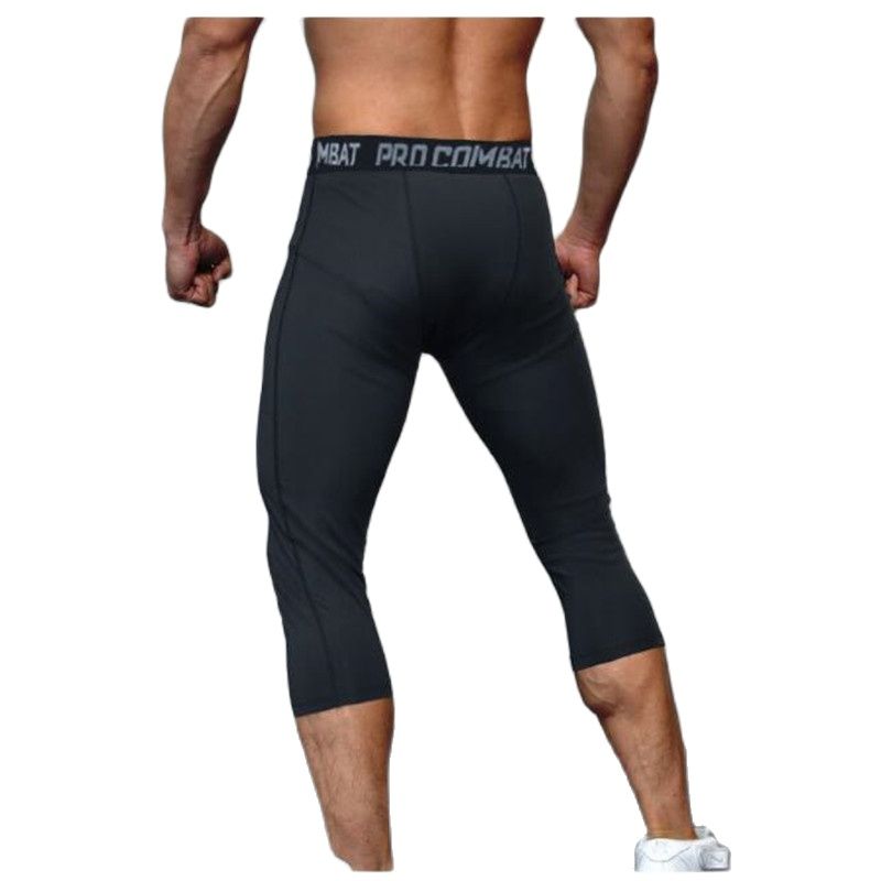 Men Tight 3/4 Cropped Pants Co - Best Crossfit Gear บทวิจารณ์และราคา