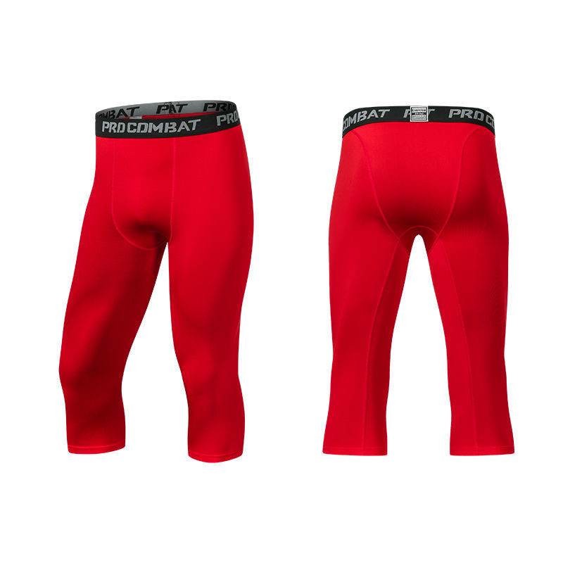 Men Tight 3/4 Cropped Pants Co - Best Crossfit Gear บทวิจารณ์และราคา