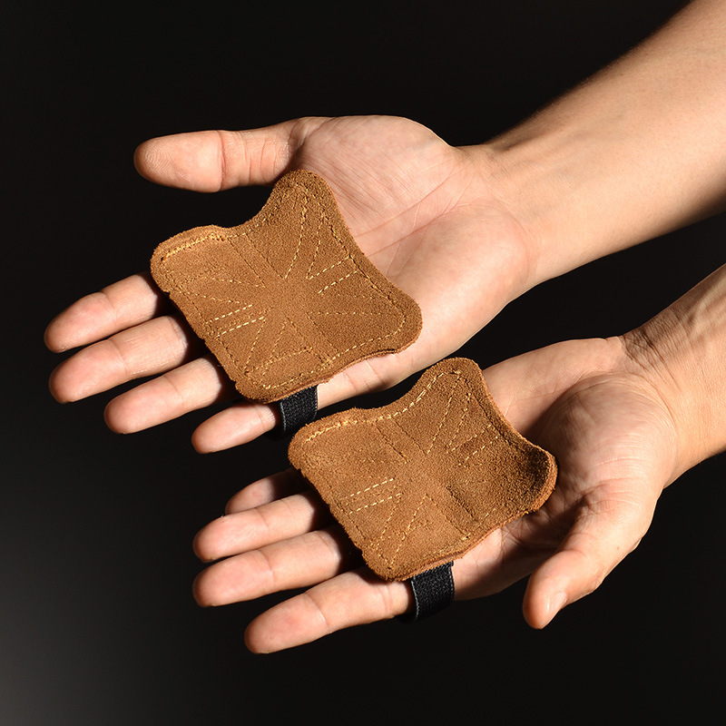Cowhide Gym Gloves Grips Anti- - Crossfit Workout Gear บทวิจารณ์และราคา