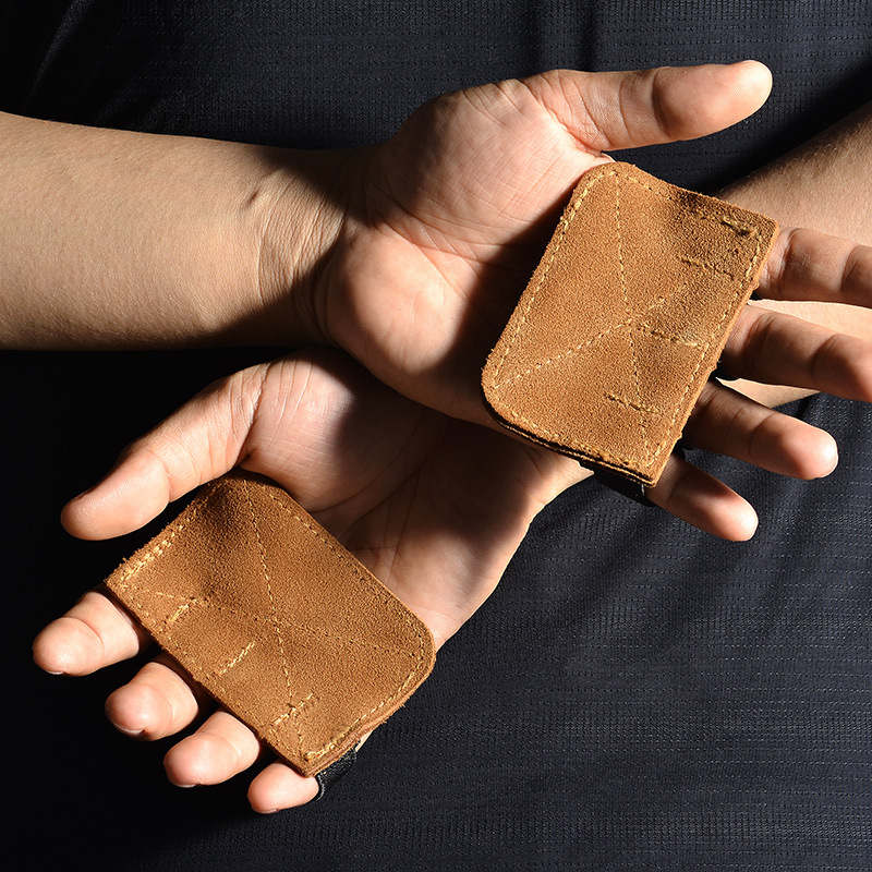 Cowhide Gym Gloves Grips Anti- - Crossfit Workout Gear บทวิจารณ์และราคา