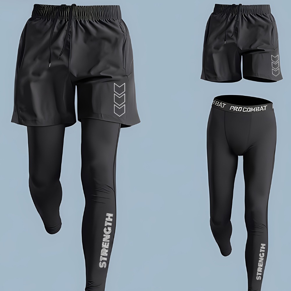 Men's 2 in1 Compression Sport  - Best Crossfit Gear บทวิจารณ์และราคา