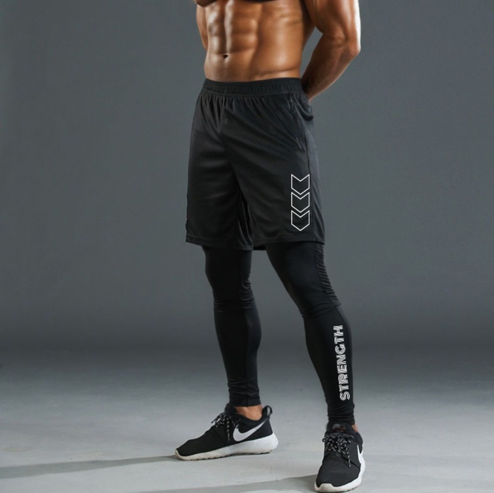 Men's 2 in1 Compression Sport  - Best Crossfit Gear บทวิจารณ์และราคา