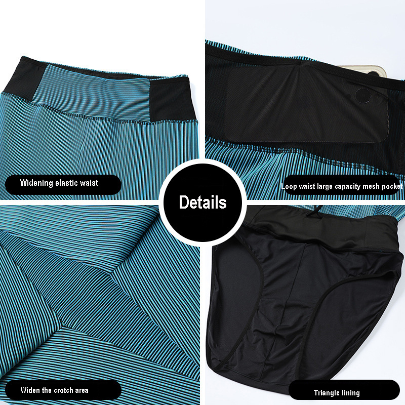 Men Sport Running Shorts Tight - Best Crossfit Gear บทวิจารณ์และราคา