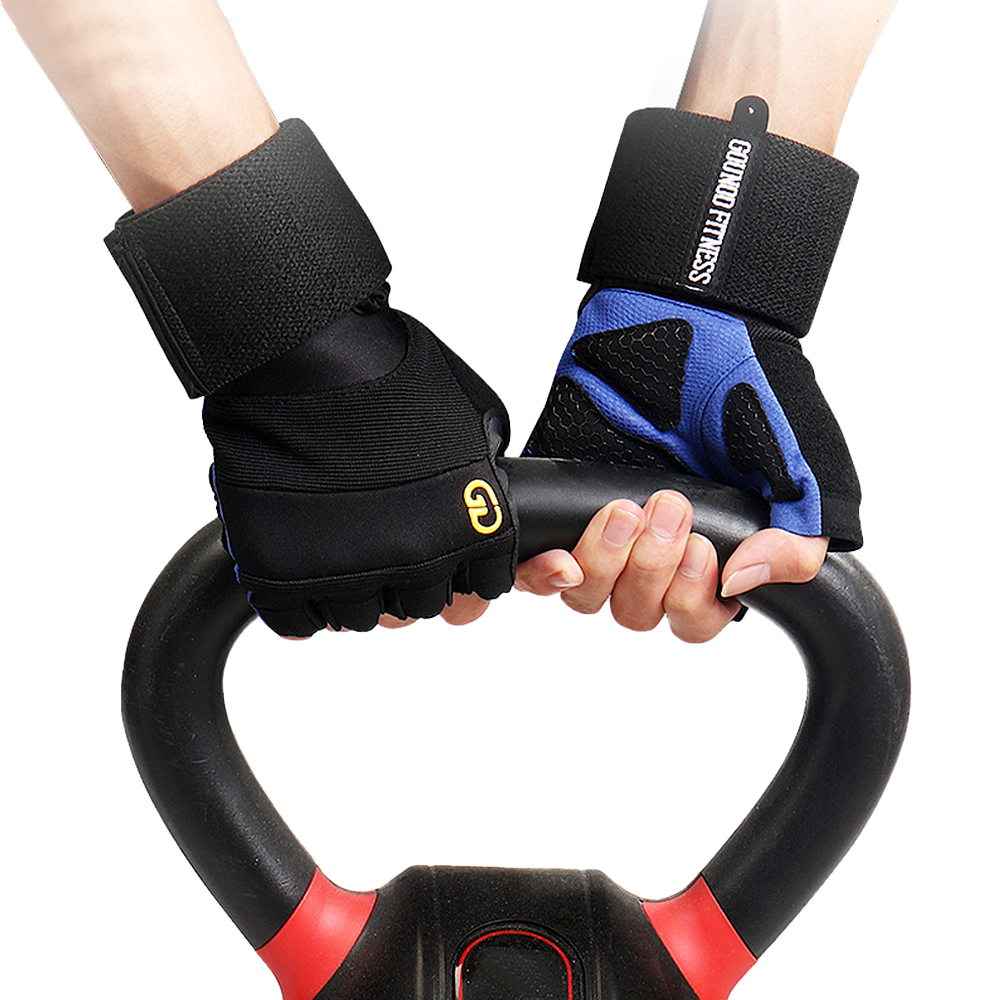 1Pair Workout Gloves with Wris - Crossfit Workout Gear บทวิจารณ์และราคา