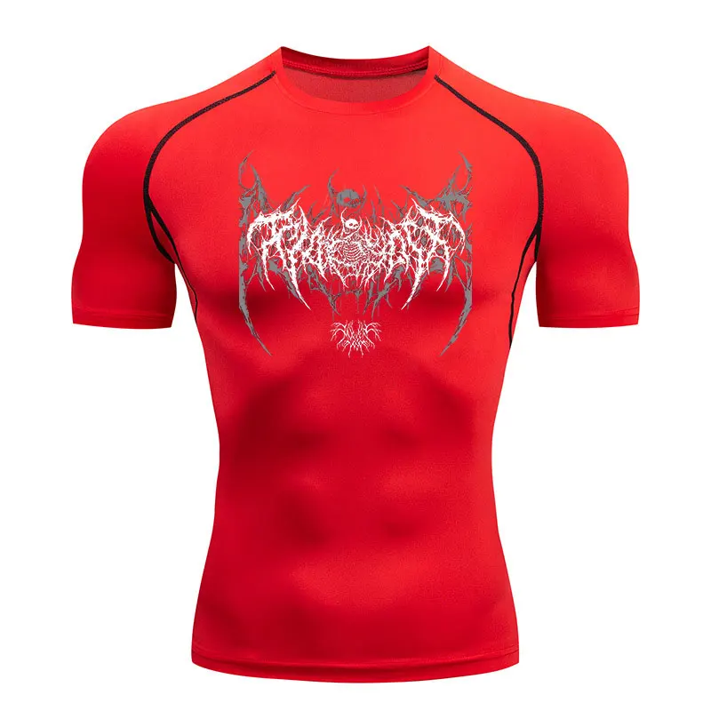 Y2K Compression Shirt Men Fitn - Best Crossfit Gear บทวิจารณ์และราคา