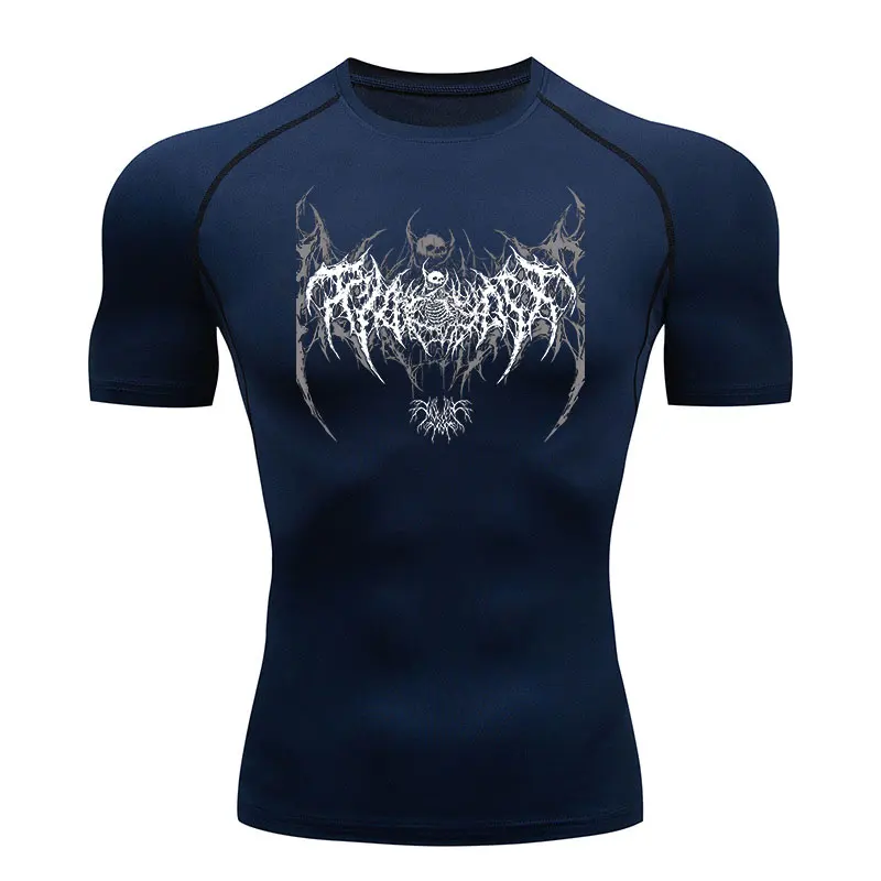Y2K Compression Shirt Men Fitn - Best Crossfit Gear บทวิจารณ์และราคา