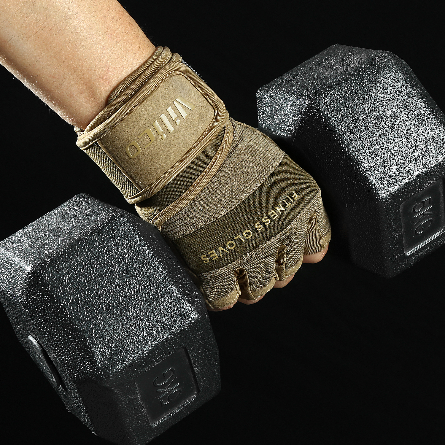 Cycling Gloves Half Finger Gym - Crossfit Workout Gear บทวิจารณ์และราคา